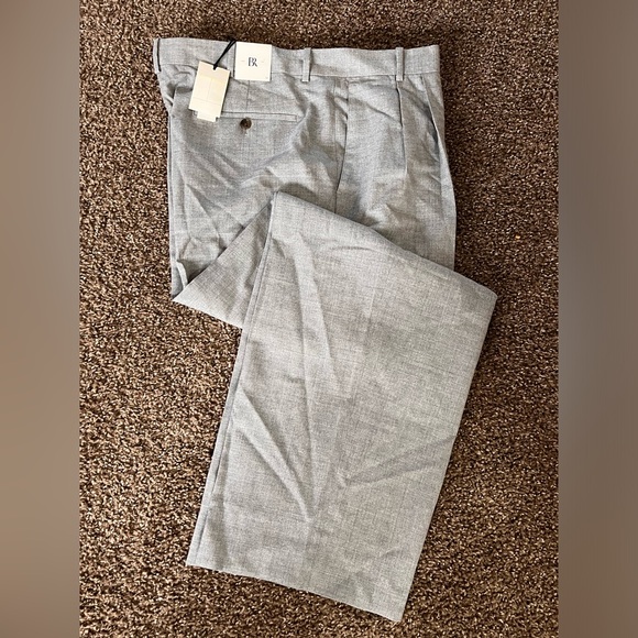 BANANA REPUBLIC SIGNATURE ITALIAN RUSTICO WIDE-LEG SUIT PANT - Picture 4 of 13